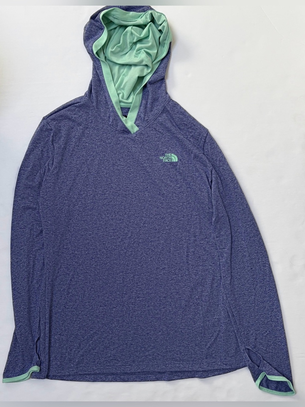 The North Face Purple/Green Long Sleeve Top